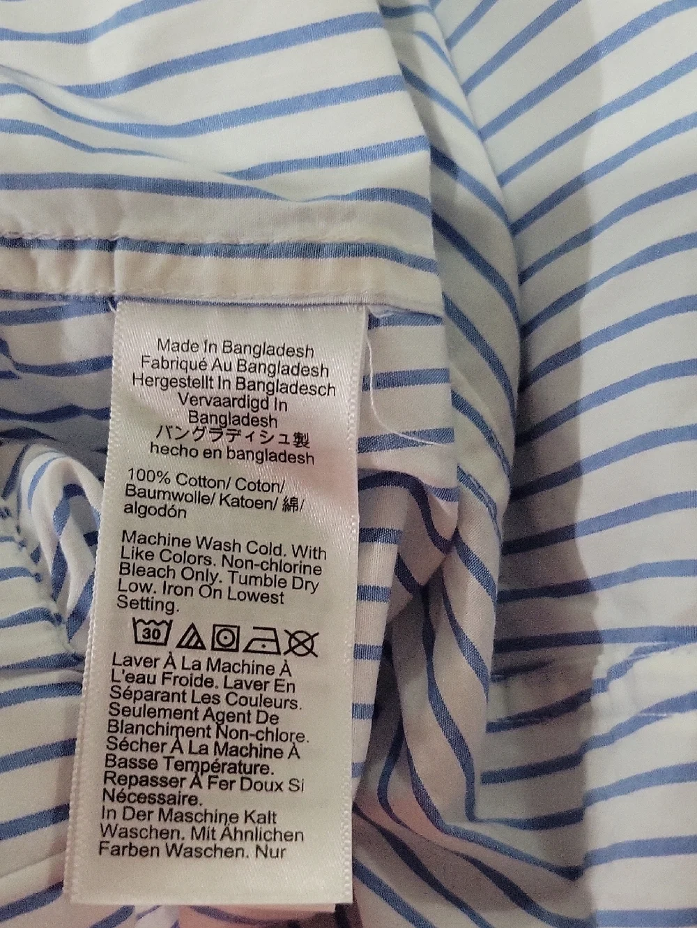NWOT J. Crew XL White and Light Blue Pinstripe Drawstring Pajama Pants